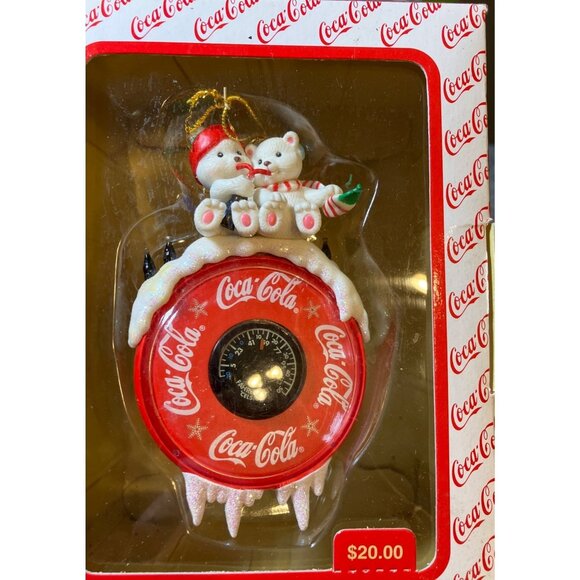 Enesco Coca Cola, The Forecast calls for COKE Thermostat Ornament - Picture 2 of 15